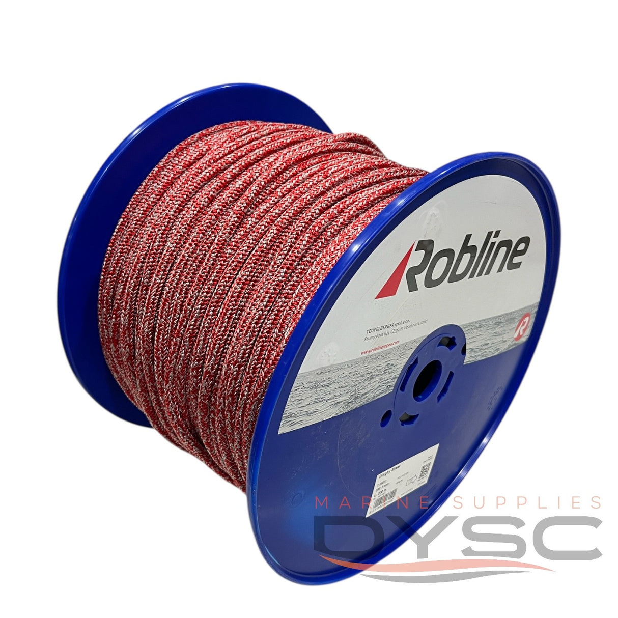 Robline Dinghy Sheet 7MM 200mt roll RED