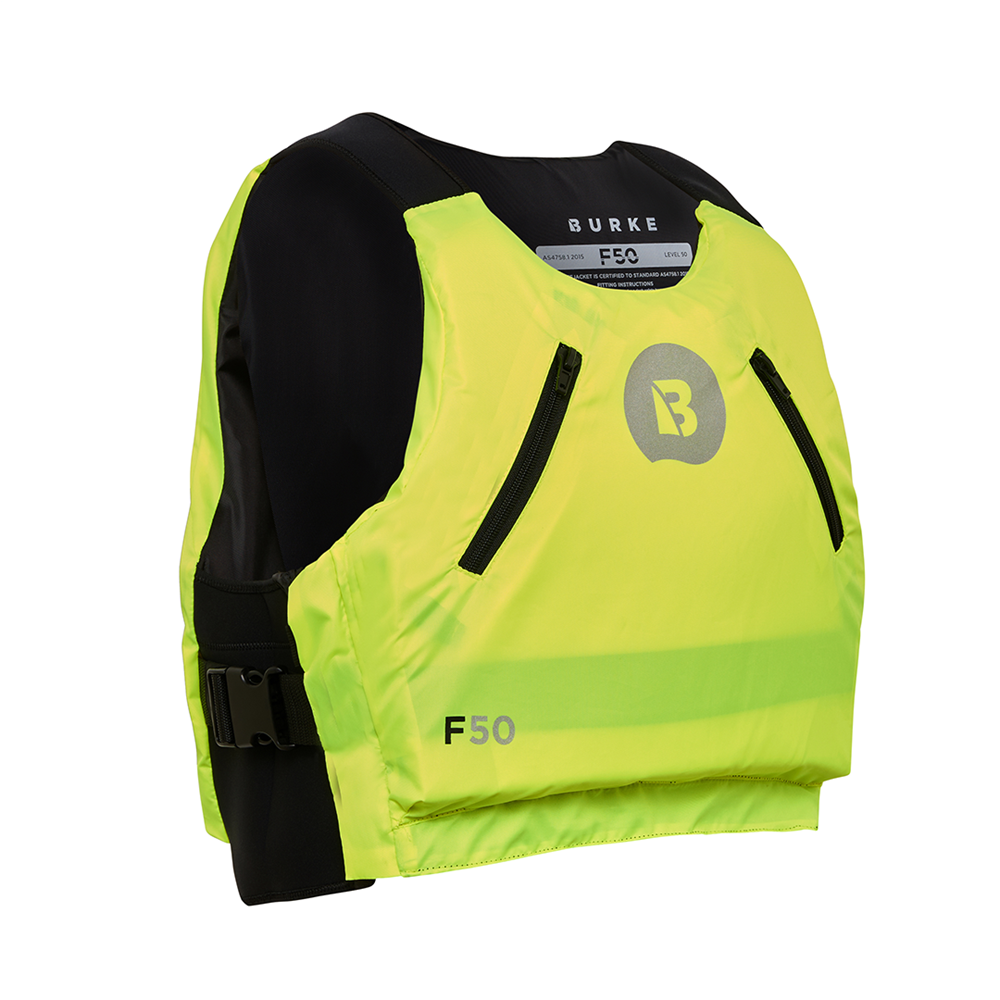 Burke F50 Sport PFD - Yellow