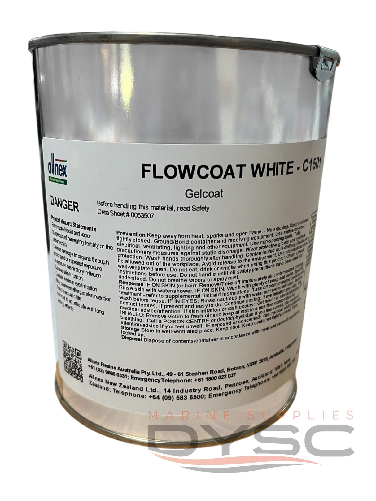 Allnex Flowcoat White 1lt
