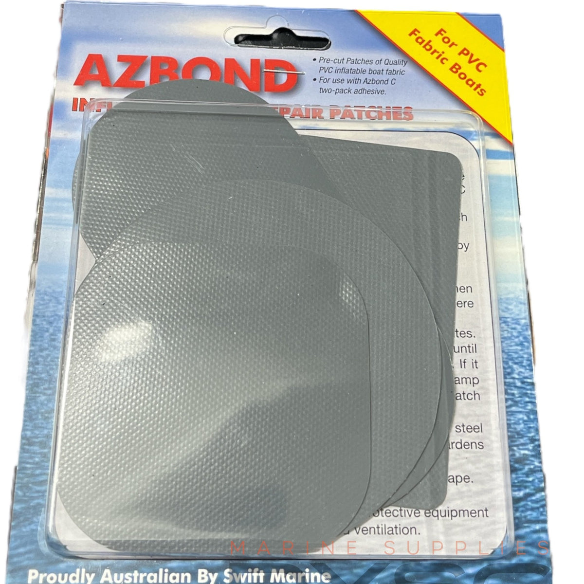 Azbond PVC Patch Kit Grey – DYSC Marine Supplies