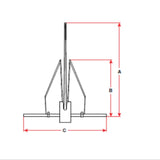 LEWMAR LFX ANCHOR 4LB 146300