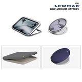 Oceansouth Low-Medium Profile Hatch Covers for Lewmar Grey