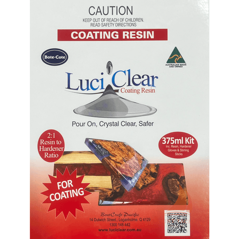LuciClear Coating Resin 375ml Kit