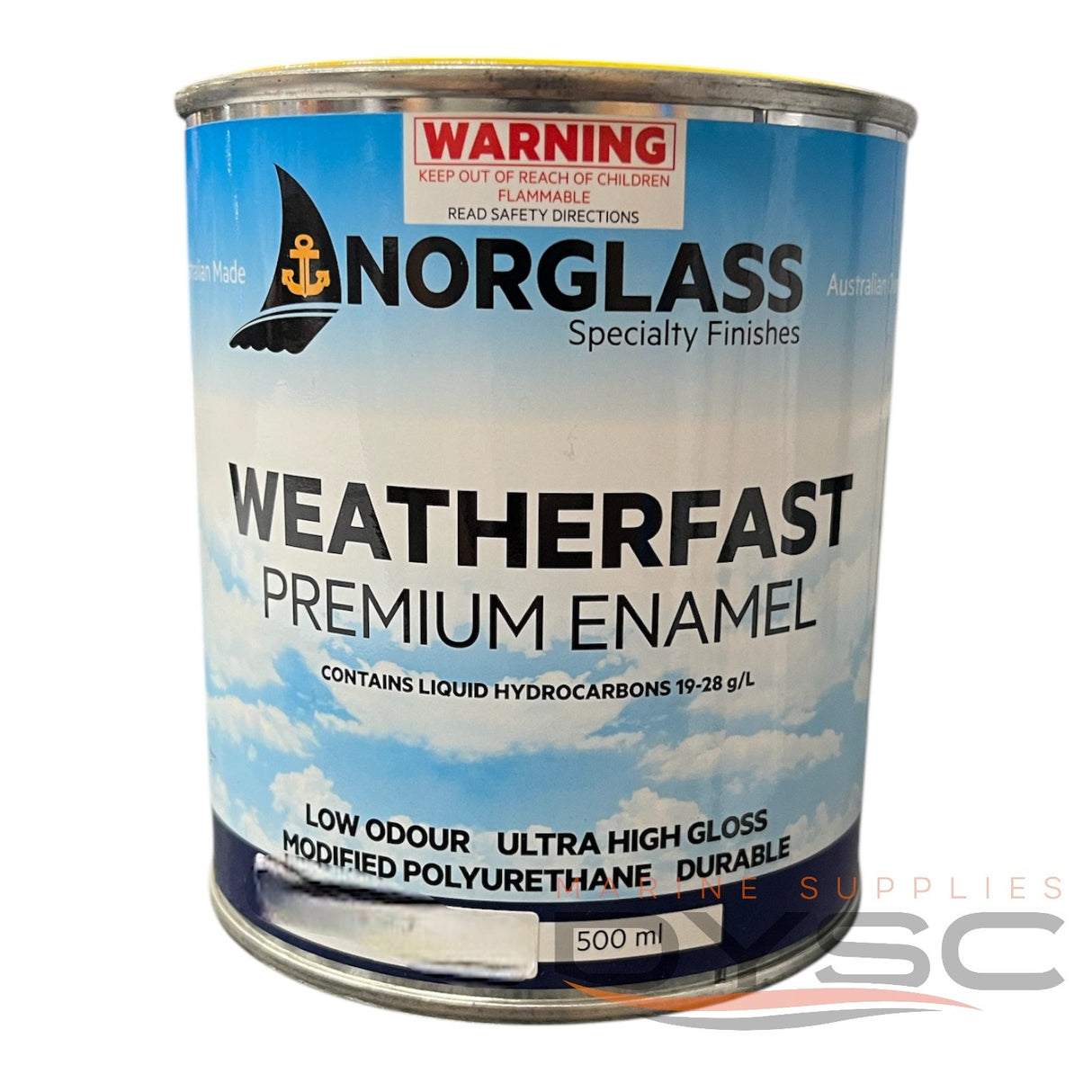 Norglass Weatherfast Premium Enamel Gloss 500ml Various Colours
