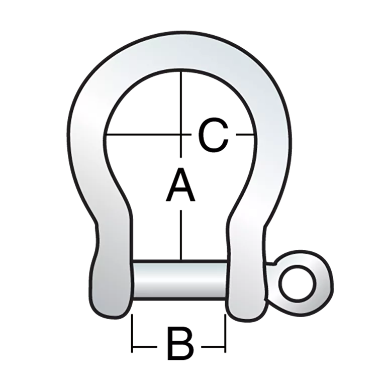 Harken 5mm Bow Shackle 2103