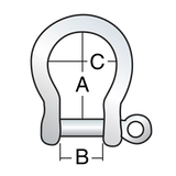 Harken 5mm Bow Shackle 2103