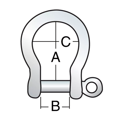Harken 5mm Bow Shackle 2103
