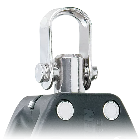 Harken 57mm Ratchet Block — Swivel, Becket 2136