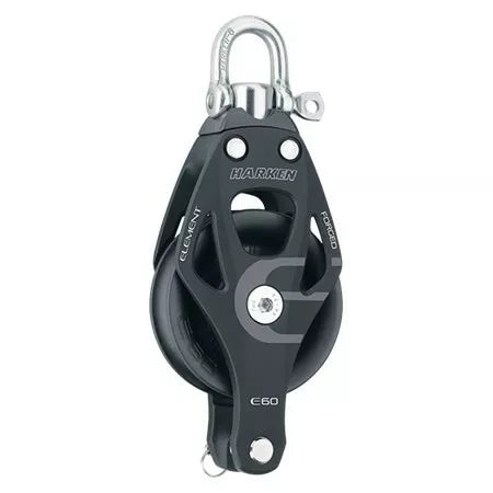Harken 60mm Aluminum Element Block — Swivel, Becket 6261