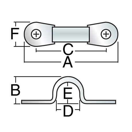 Harken 27mm Micro Eyestrap 281NP
