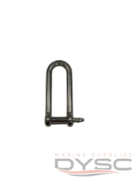 Forged Long Dee Shackles with captive bolt 316 Stainless
