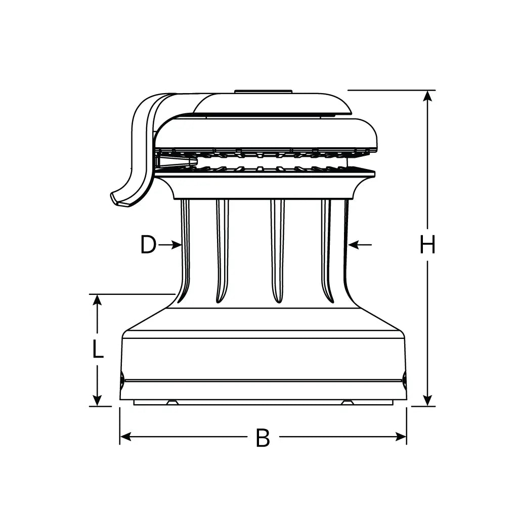 Ronstan 20ST Orbit Winch™, 1-Speed