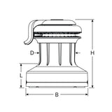 Ronstan 20ST Orbit Winch™, 1-Speed