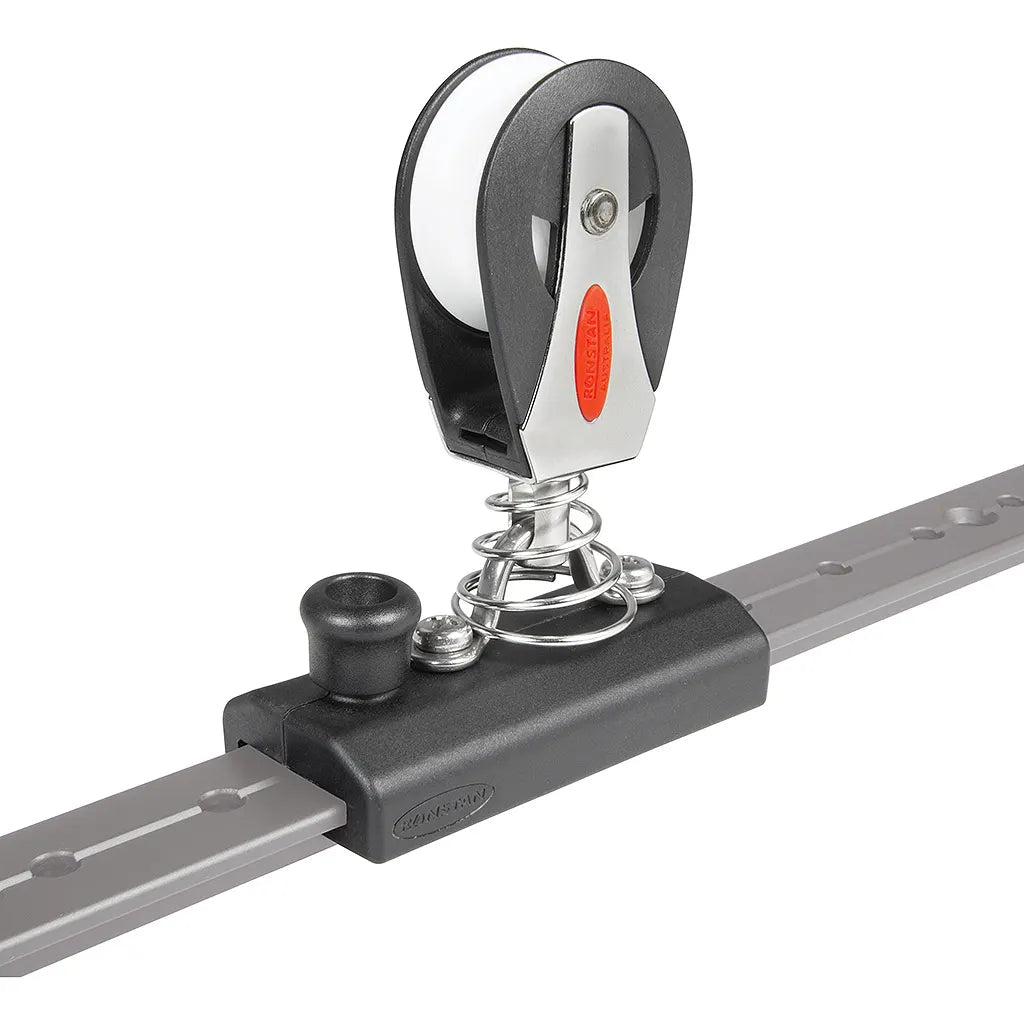 Ronstan Series 25, T-Track, Composite Slide, Series 40 AP Block, Plunger Stop RC72533S