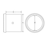 Ronstan Acetal Sleeve for RF1665, 74mm Tube Diameter RF1665S74