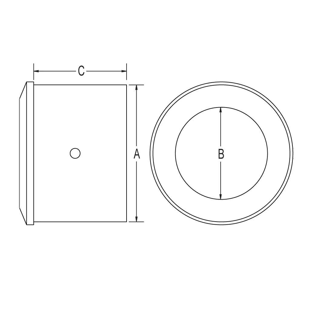 Ronstan Acetal Sleeve for RF1665, 96mm Tube Diameter RF1665S96