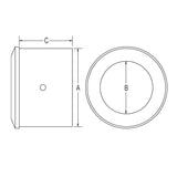 Ronstan Acetal Sleeve for RF1665, 96mm Tube Diameter RF1665S96
