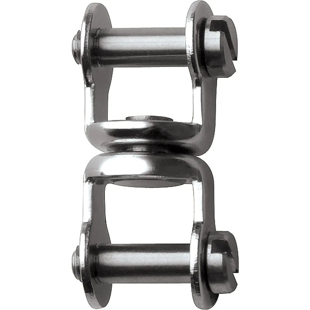 Ronstan Stainless Steel Swivel Shackle, 1/4" Pins, Coined Head RF173