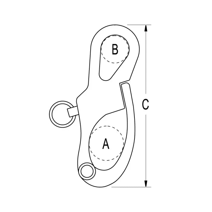 Ronstan Fixed Snap Shackle 32mm RF6080