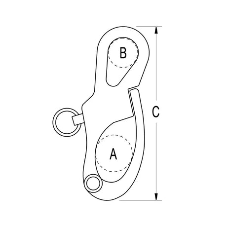 Ronstan Fixed Snap Shackle 32mm RF6080