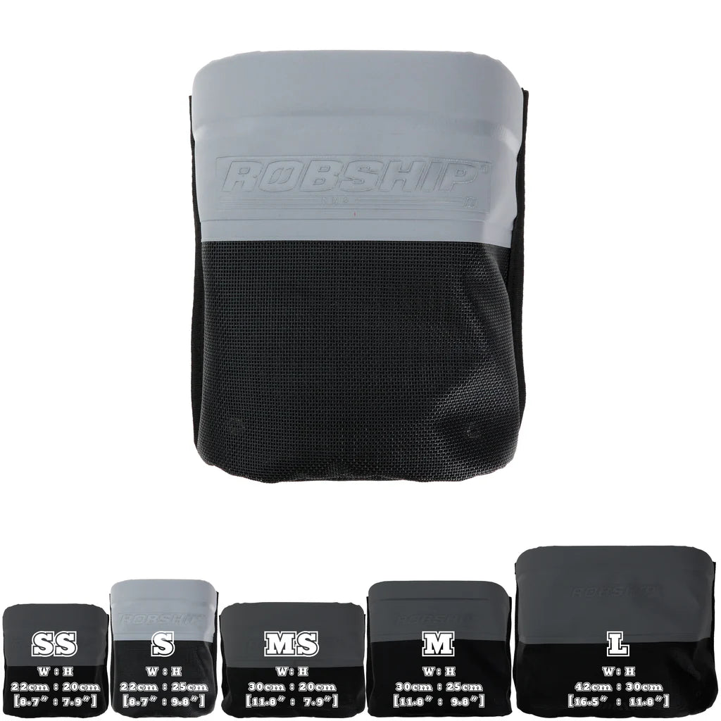 Robship Racing Rope Bag, Mesh mk2 Grey/black Small