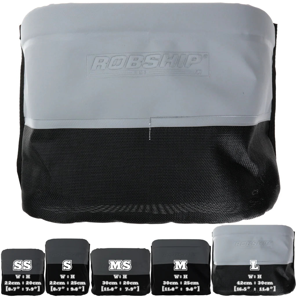 Robship Racing Rope Bag, Mesh mk2 Grey/black Large