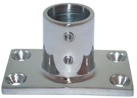 Base -S/S 90deg Rect 25mm rwb1126