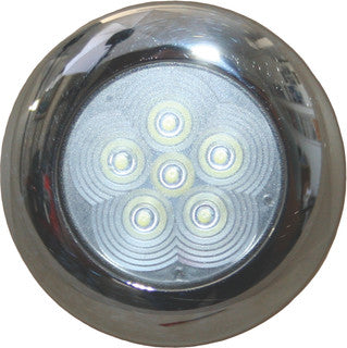 Light 6 x LED White / Stainless Steel 12-24v