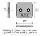 Zinc Bolt-on Anode Bolt On Anode CDZ1-66-500H