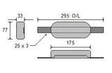 Zinc Weld-on Anode 2.8Kg CDZ2-73-125S