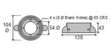 Volvo Sail Drive Zinc Anode CDZ9-030