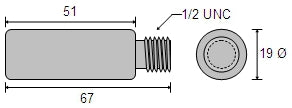 Zinc Pencil Anode CDZ9-038