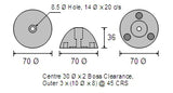 Zinc alloy FlexoFold anode CDZ9-126