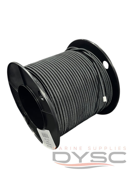 Whittam Elastic Shock Cord Black 100mt Rolls