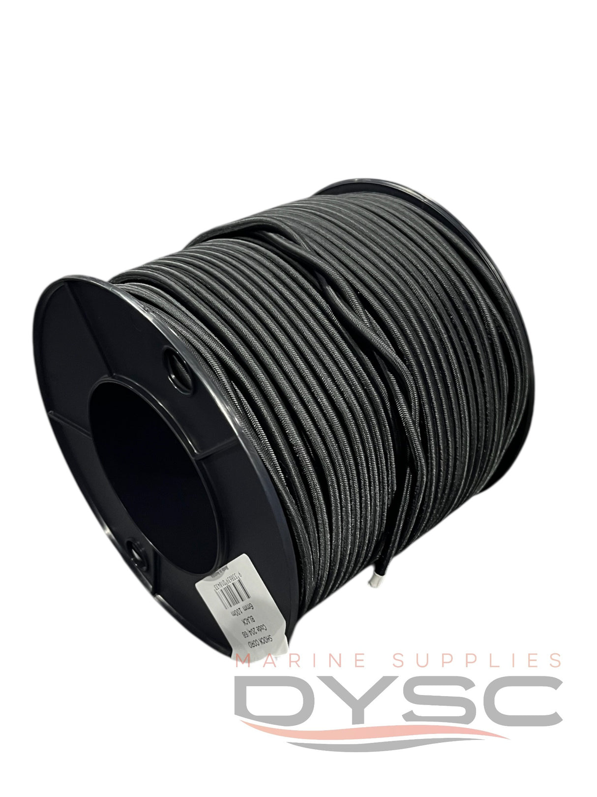 Whittam Elastic Shock Cord Black 100mt Rolls