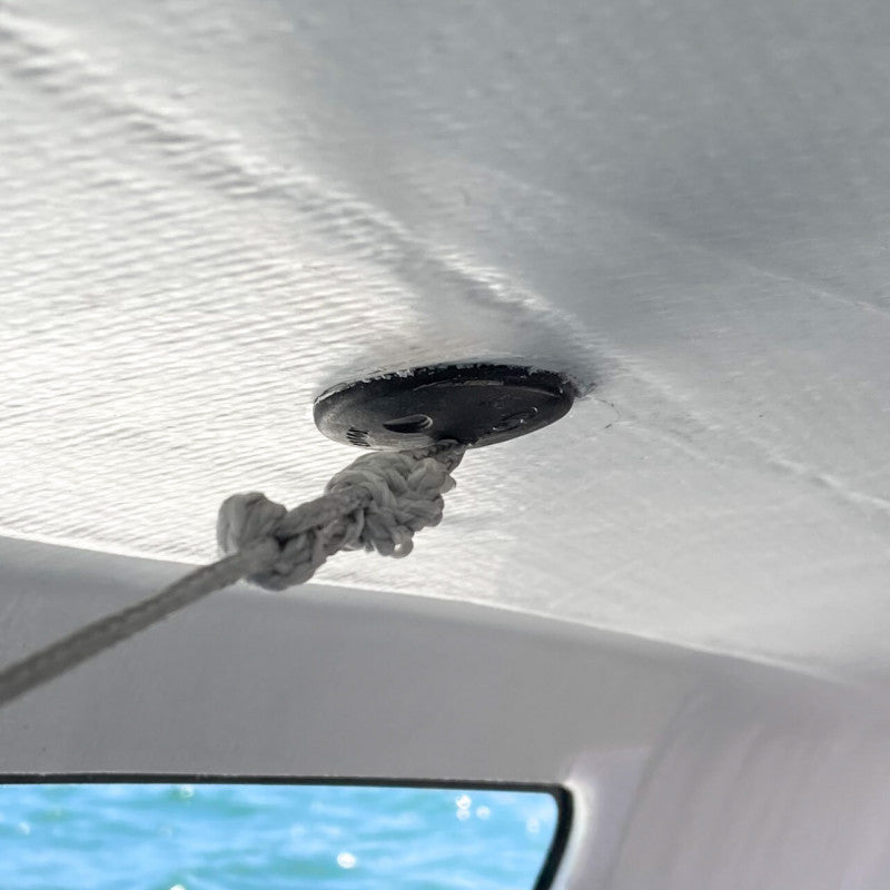 Nodus Stick-on textile padeye Dyneema® assembled | Pad-SXc® 20216