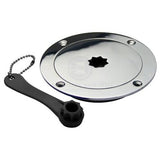 Deck Plate - Stainless Steel - Winch Style Star Key