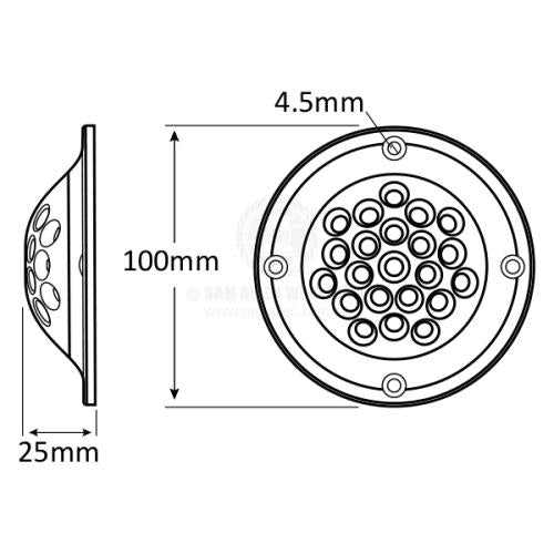 Tru Design Strainer 66mm ID Round 29297