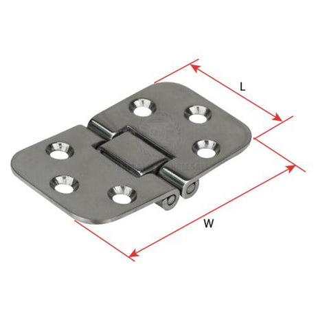 Dual Pivot Stainless Steel Recessed Hinges