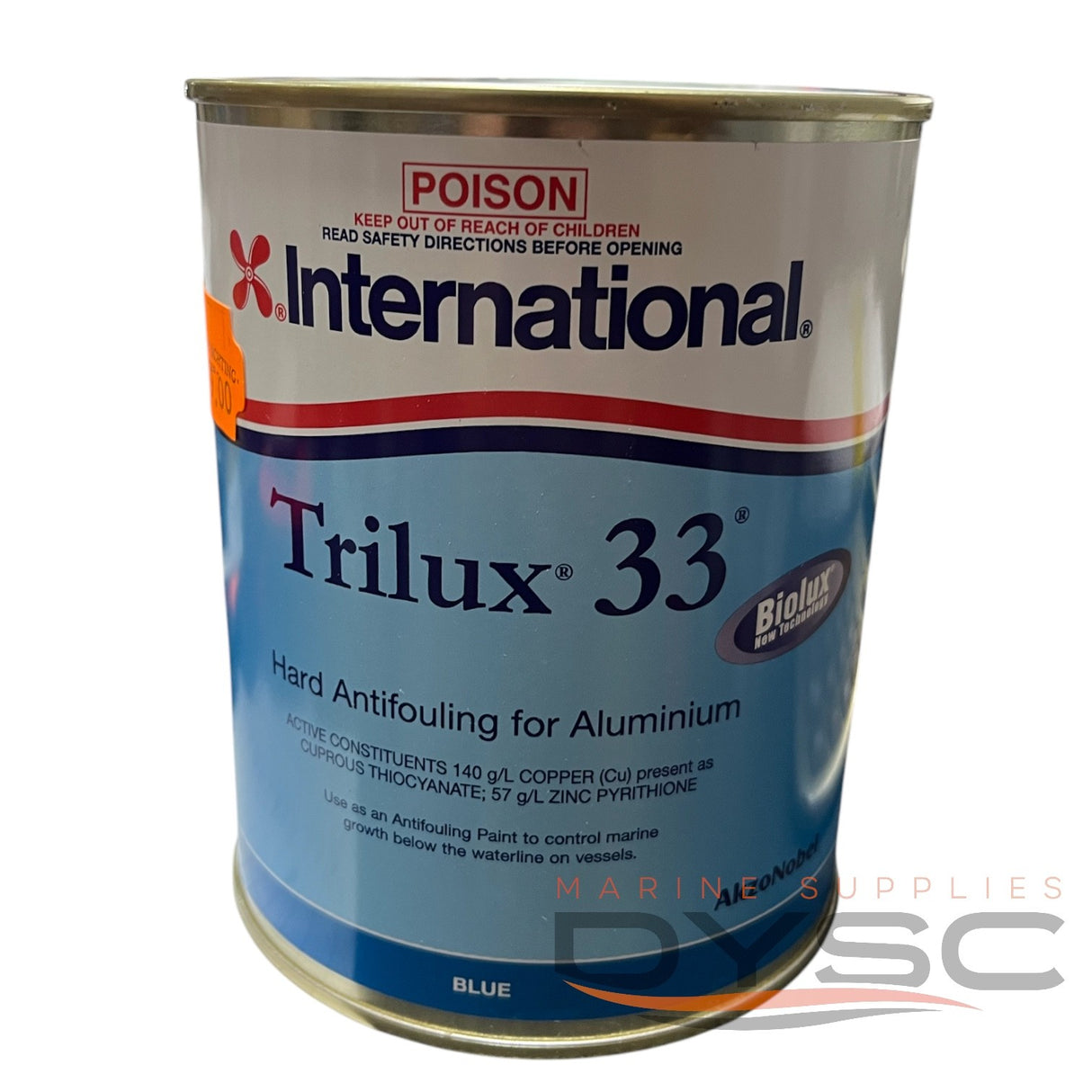 International Trilux 33 Aluminium Antifouling Blue 1Lt
