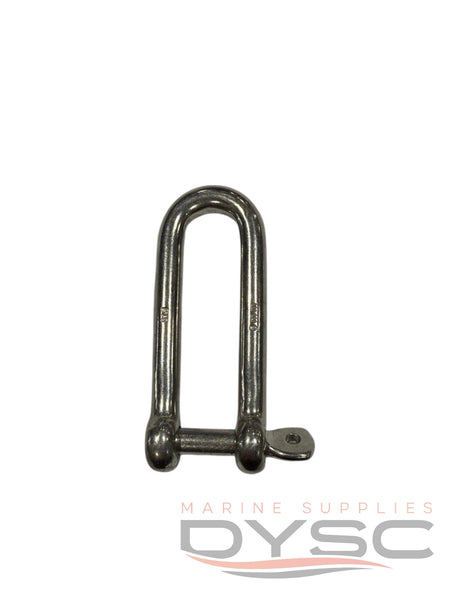 Forged Long Dee Shackles with captive bolt 316 Stainless