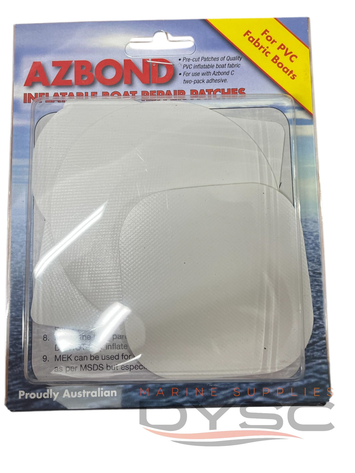Azbond PVC Patch Kit White