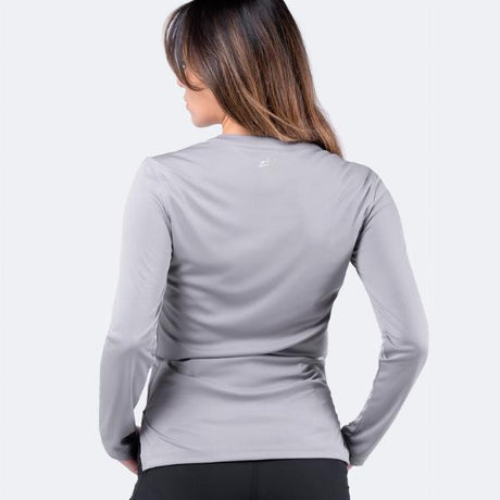 Zhik Womens UVActive UPF50+ Long Sleeve Top - Grey