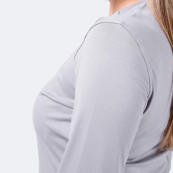 Zhik Womens UVActive UPF50+ Long Sleeve Top - Grey