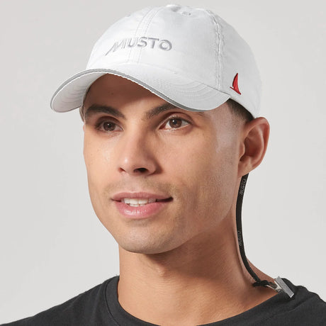 MUSTO ESSENTIAL FAST DRY CREW CAP WHITE