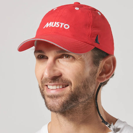 MUSTO ESSENTIAL FAST DRY CREW CAP RED