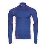 MUSTO MEN'S CHAMPIONSHIP LONG-SLEEVE RASH GUARD SODALITE BLUE MEDIUM