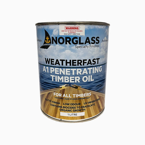 Norglass A1 Penetrating Timber Oil Various Sizes
