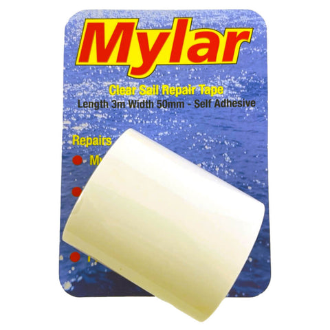 Mylar Crystal Clear Sail Repair Tape 50mm x 3m