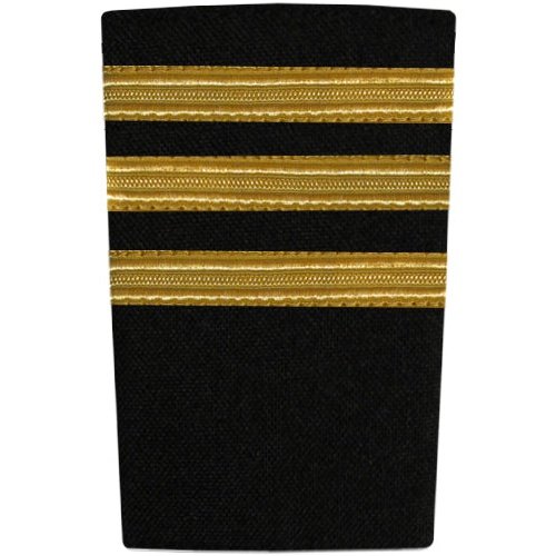 EPAULETTES - THREE BAR - GOLD